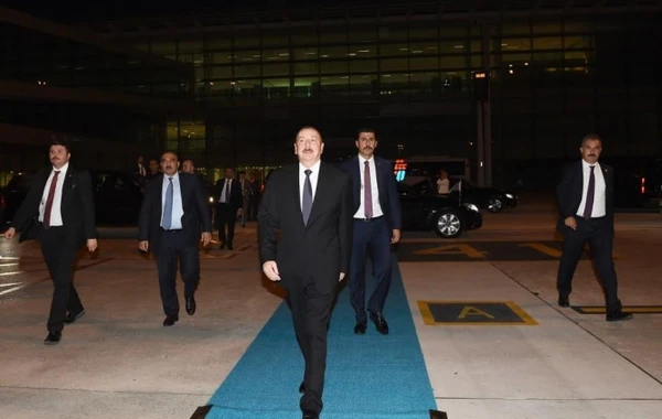 Prezident İlham Əliyevin Türkiyəyə səfəri başa çatdı