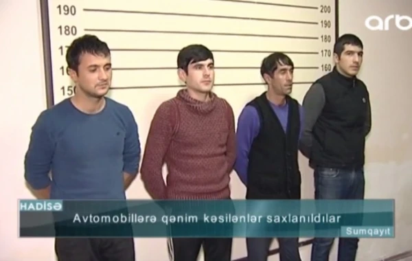 Avtomobillərə qənim kəsilənlər danışdı - VİDEO