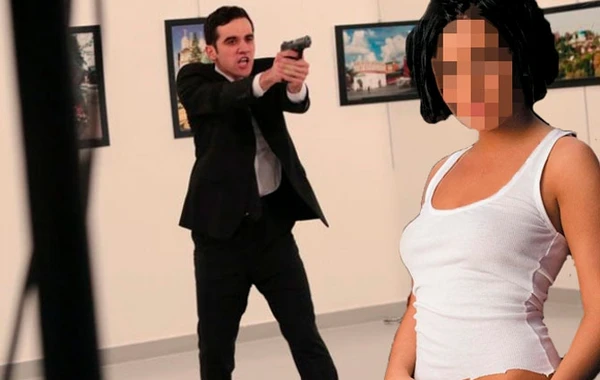 Rus səfirini öldürən türk polisi əvvəlcə fahişə ilə görüşüb - Gizlin görüntülər yayıldı – VİDEO