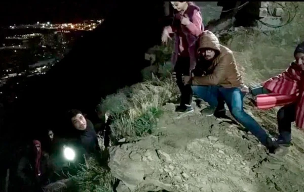 Azərbaycanda serial çəkilişində TƏHLÜKƏLİ ANLAR - FOTOLAR