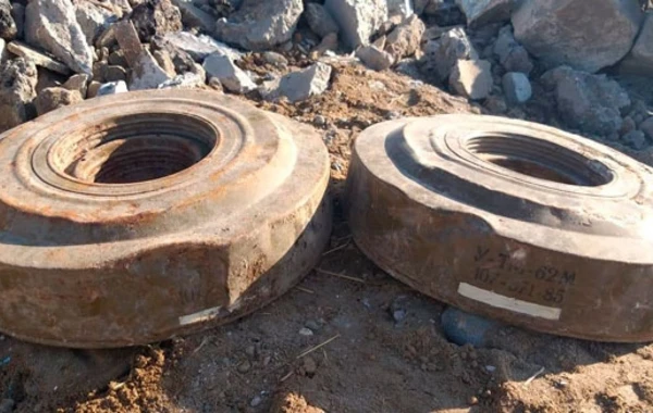Orta məktəbin həyətində tank əleyhinə mina aşkarlandı – FOTO