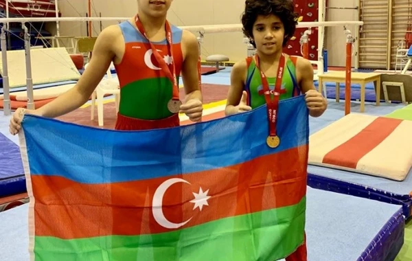 Azərbaycan gimnastikasının gələcəyi olan qardaşlardan daha bir uğur (VİDEO)