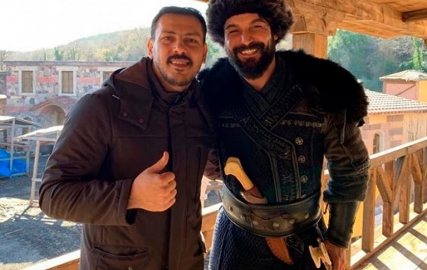 Zabit Səmədov “Diriliş Ertuğrul”un çəkiliş meydanında - FOTOLAR