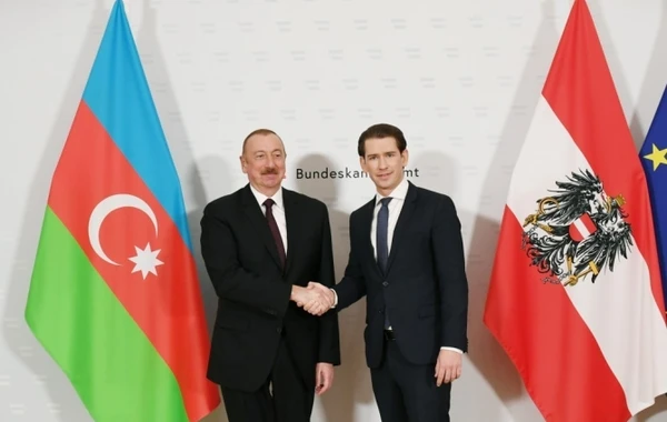 İlham Əliyev Avstriyanın Federal Kansleri ilə görüşüb - FOTO