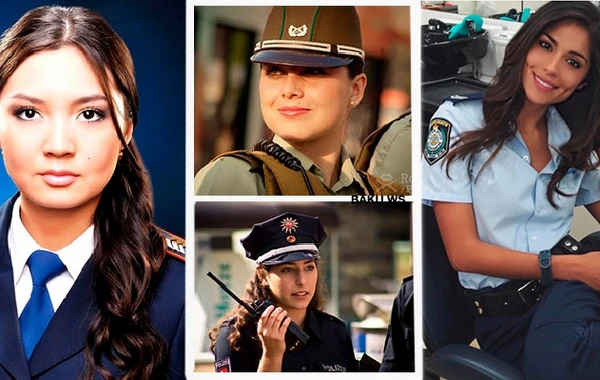 Dünyanın 30 ölkəsinin gözəl polis qadınları - FOTO