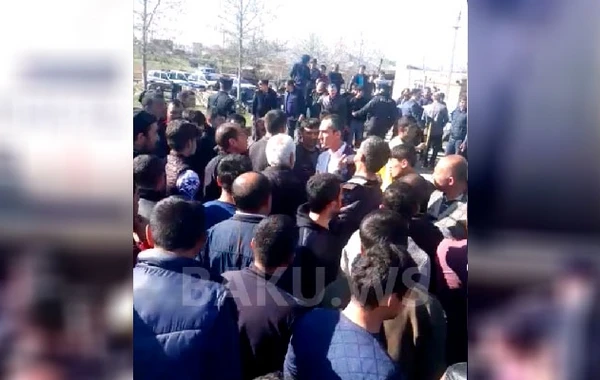 Kartof rüsumuna görə Şəmkirdə əhali aksiya keçirib – VİDEO