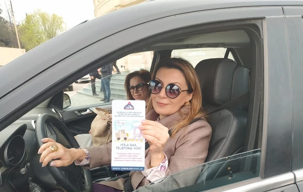 Baş Dövlət Yol Polisi İdarəsi tərəfindən maraqlı maarifləndirici tədbir keçirilir - FOTO