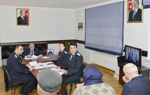 Baş prokuror Ucarda vətəndaş qəbulu keçirib