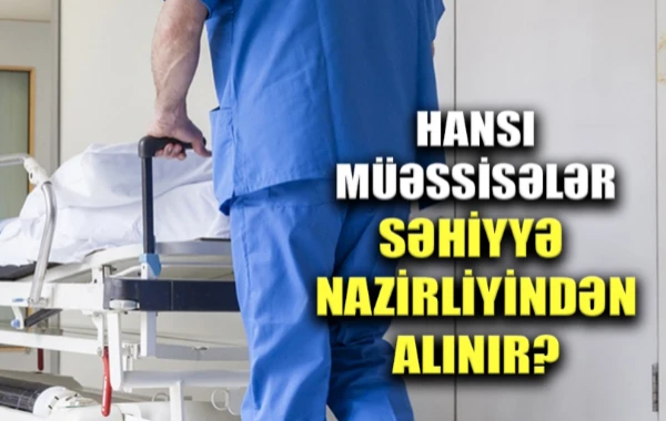 Yüzlərlə xəstəxana Səhiyyə Nazirliyindən alınır - VİDEO