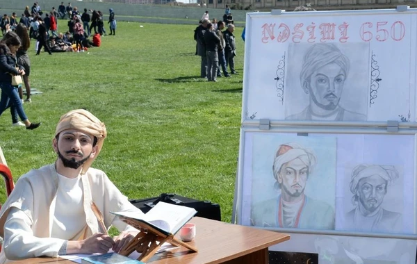 В парке Центра Гейдара Алиева прошел "День чтения" - ФОТО