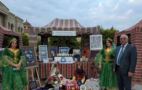 Xaçmazda bayram coşqusu - Nənələr səhnəyə çıxdı - FOTO