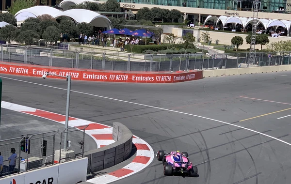 Məşhurlarımız "Formula 1" yarışında - FOTO