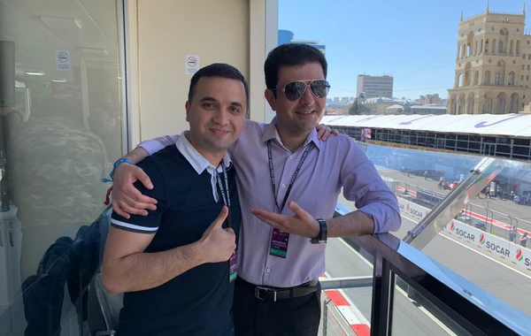 Məşhurlarımız "Formula 1" yarışında - FOTO