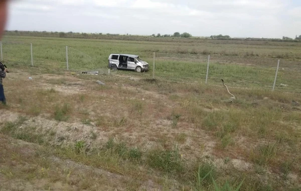 В Азербайджане перевернулся автобус со школьниками: 1 погиб, 6 пострадали - ФОТО 