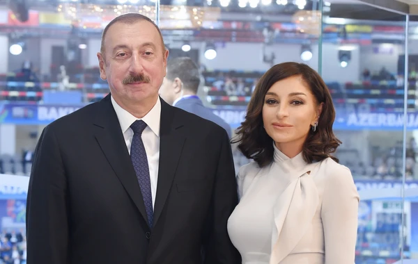 İlham Əliyev Qobustan rayonuna səfər edib