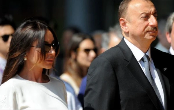 Prezident və xanımı Arif Məlikov ilə vida mərasimində iştirak edib