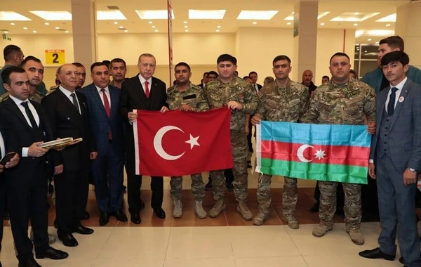 Qarabağ qaziləri Ərdoğanla görüşdü