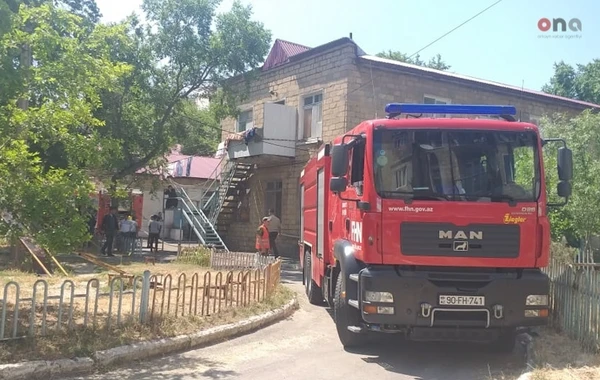 Пожар в детском саду в Азербайджане : детей эвакуировали - ФОТО