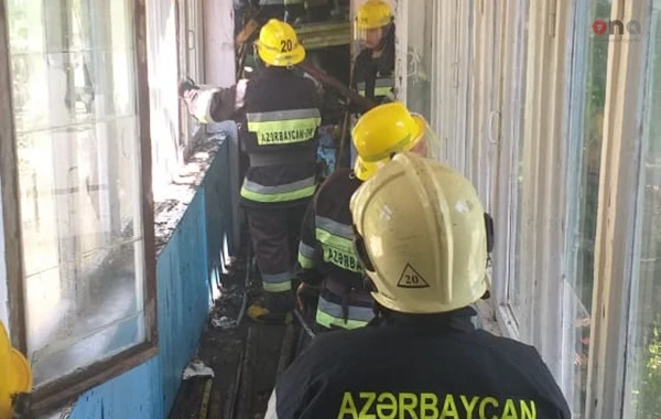 Пожар в детском саду в Азербайджане : детей эвакуировали - ФОТО