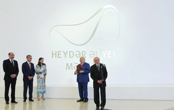 Лейла Алиева на церемонии открытия выставки Зураба Церетели - ФОТО 