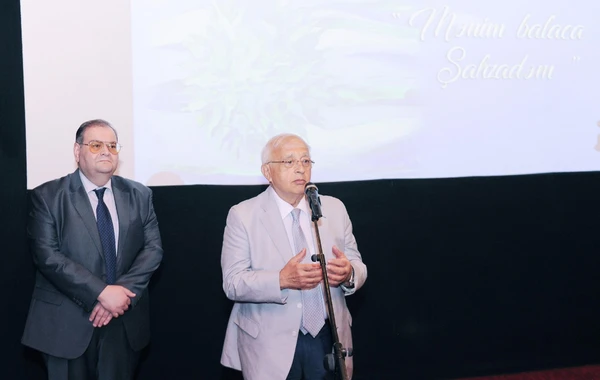 Лейла Алиева на презентации мультфильма "Мой маленький принц" - ФОТО 