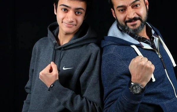 “Bu şəhərdə”nin Çoşqunu oğlu ilə - FOTO