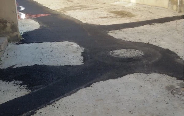 Xırdalanda analoqu olmayan asfalt çəkilib - FOTO