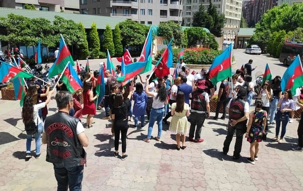 Odlar Yurdu Universitetindən Cocuq Mərcanlıya motoyürüş - FOTO