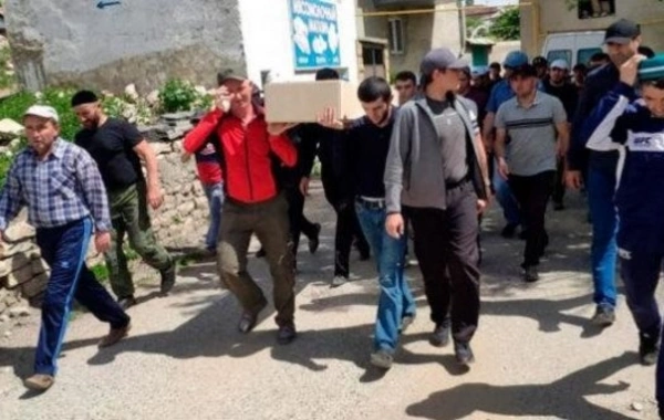 Hacı Muradın qalıqları oğurlanmış məzarından son görüntülər - VİDEO