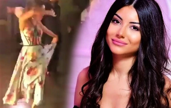 Aysel öz ad günündə qucaqda rəqs etdi - VİDEO