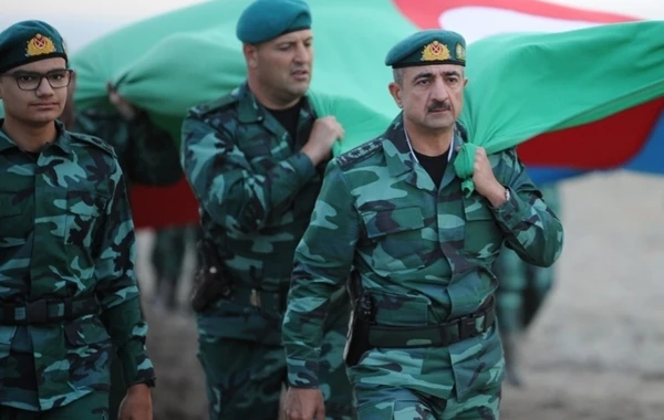 Azərbaycanda 5 km 100 m uzunluqda dövlət bayrağı hazırlanıb