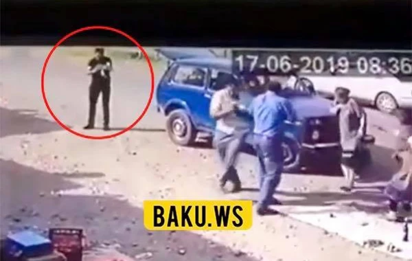 Azərbaycanda bazardakı qətliamın DƏHŞƏTLİ VİDEOSU +18
