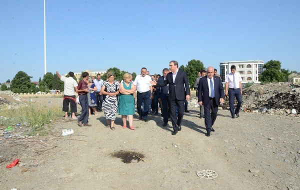 Prezident Administrasiyasının sektor müdiri Gəncədə sakinlərlə görüşüb
