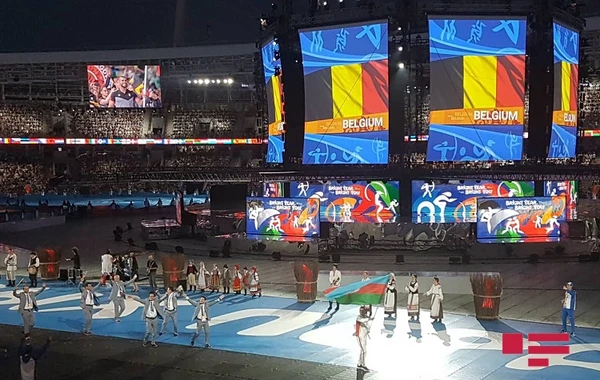 Минск-2019: Сборная Азербайджана прошла на параде атлетов - ФОТО