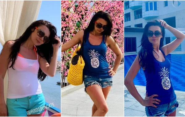 Oksana Antalyada istirahət edir - FOTO