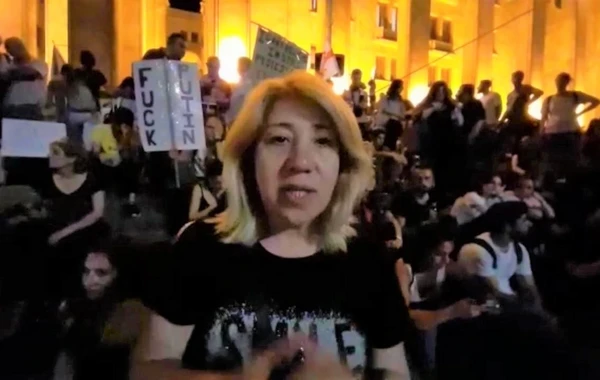 Tbilisidə kütləvi etiraz aksiyaları - Qaynar nöqtədən müxbirimiz xəbər verir (VİDEO)