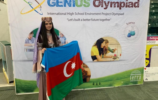 15 yaşlı Röya ABŞ-da qızıl medal qazandı - VİDEO