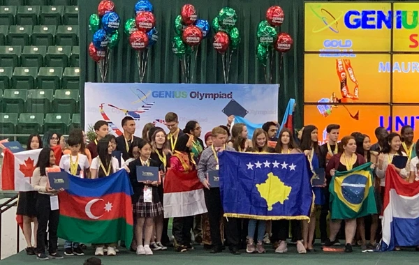 15 yaşlı Röya ABŞ-da qızıl medal qazandı - VİDEO