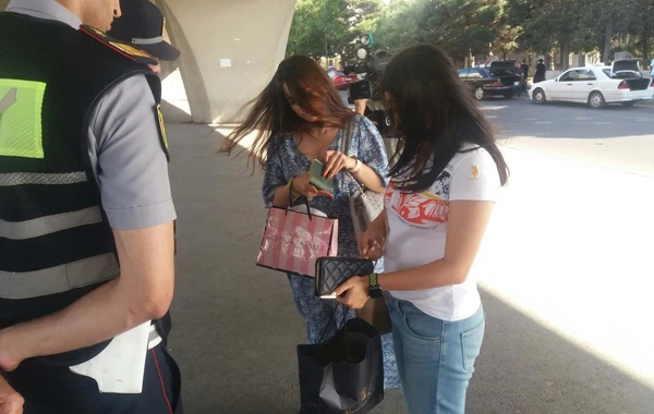Yasamalda reyd: 150 piyada, 18 sürücü saxlanıldı - FOTO