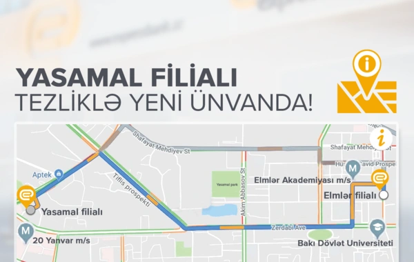 Expressbank-ın «Yasamal» filialı ünvanını dəyişir