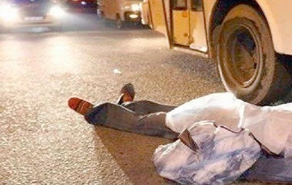 Bakıda sərnişin avtobusu piyadanı vurub