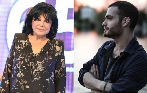 Elnur Hüseynov Flora Kərimovanın qarşısında diz çökdü - VİDEO