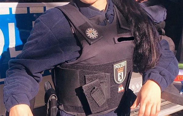 Almaniyada polis komissarı olan çılğın azərbaycanlı gözəl - VİDEO