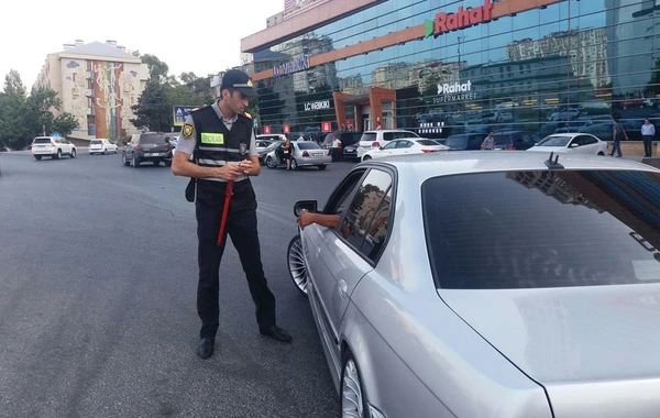 Yasamal polisi reyd keçirdi: 45 avtomobil saxlanıldı - SƏBƏB (FOTO)