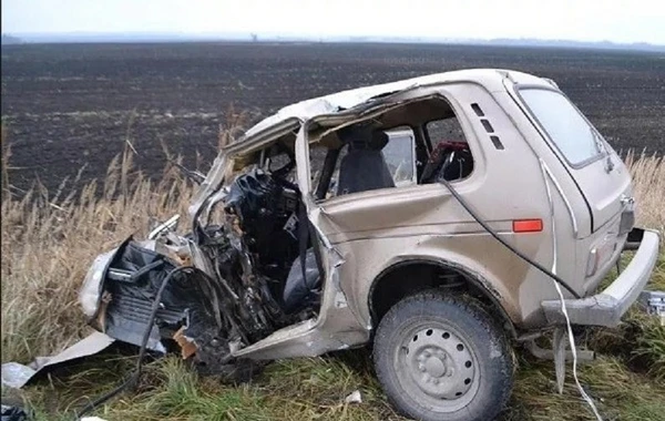 “Niva” ilə “Jiquli” toqquşdu - 1 ölü, 4 yaralı
