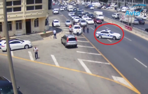 Yol polisi doğum gününə 1 gün qalmış ölümlə üzləşən uşağı belə xilas etdi - VİDEO