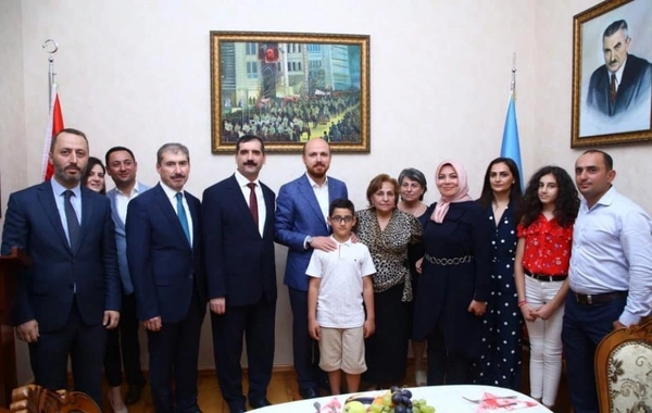 Bilal Ərdoğan Nuru Paşanı unutmadı - FOTOLAR