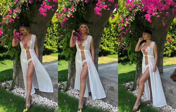 Nura Suri bikinidə - 43 yaşlı ifaçı qüsursuz bədənilə heyran etdi - FOTO
