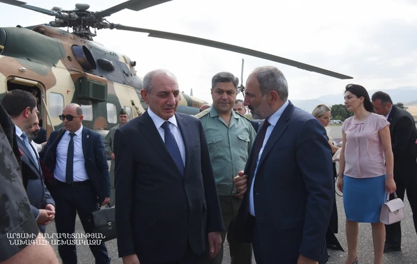 Nikol Paşinyan Xankəndi şəhərinə gəlib
