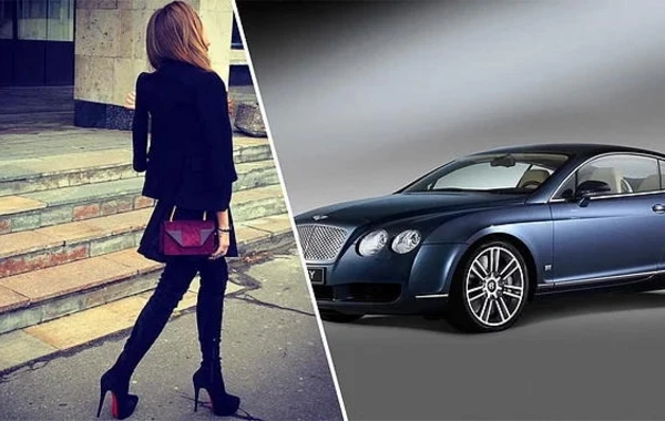 Yük avtomobili Emin Ağalarovun bacısının olduğu "Bentleyi"vurdu (FOTO)